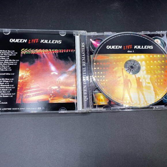 TOCP-53456/57 Queen Live Killers 2 CD Set Remastered Parlophone w/ OBI - Picture 4 of 12